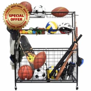 Garage Sports Equipment Organizer