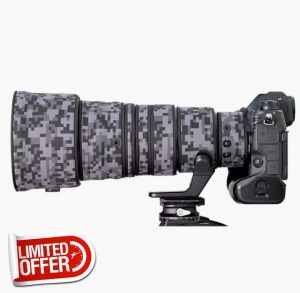 XCOAT Waterproof Camera Lens Coat for Nikon NIKKOR Z 400mm F/4.5 VR S Camera Camouflage Rain Covers Lens Protective Sleeve (Digital Camouflage)