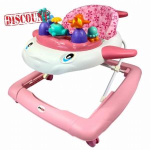 RYDR Folding Baby Walker with 5 Sensory Toys