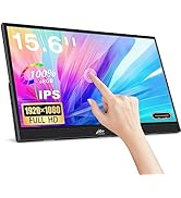 Touchscreen Portable Monitor,Kenowa 14 inch Touch Screen Full HD 1920×1080 IPS External Gaming Di...