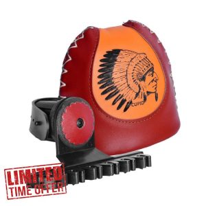 Laroal Archery Quiver Holder Quick Release System Leather Material Archery Quiver for Outdoor Bows Recurve Bows Brown Vintage and Refined Box