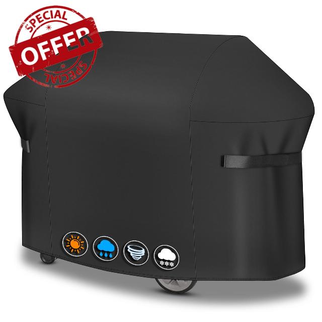 Sonharlar BBQ Cover 170 CM 7108 Grill Barbecue Cover for Summit 400 Series Gas Grill Heavy Duty & Waterproof