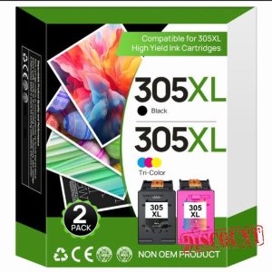 305XL Ink Cartridges Black and Colour Replacement for HP 305 Ink Cartridges Printer Ink 305XL for HP DeskJet 2700 2710e 2720e 4120e 2721e Plus 4100 4120 Envy 6000 6020e 6032e 6032 Pro 6430