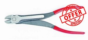 Proto - Diagonal Cutting Long Reach High Leverage Angled Head Pliers - 11-1/8" (J244G)