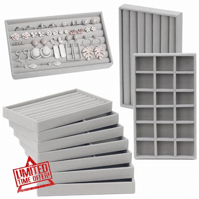 10 PCS Jewellery Trays for Drawer