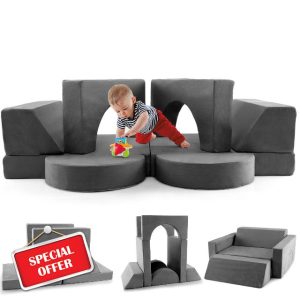 Maxmass 8Pcs Toddler Climb and Crawl Foam Play Set