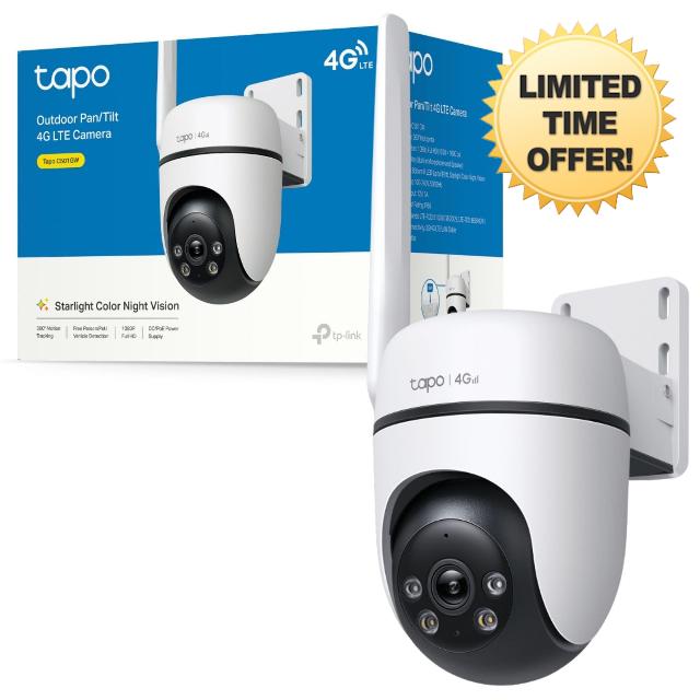 Tapo C501GW Pan/Tilt 4G LTE Outdoor Security Camera