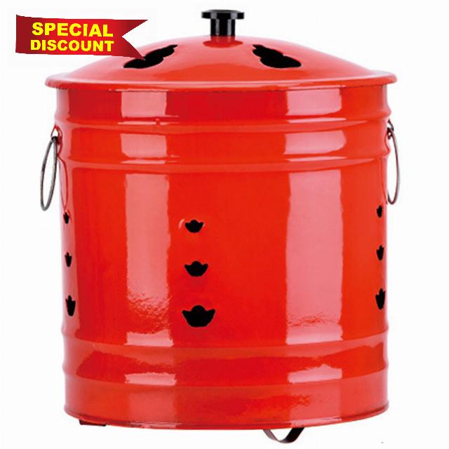 XJKLBYQ Iron Burn Barrel Incinerator Can|Paper Burner