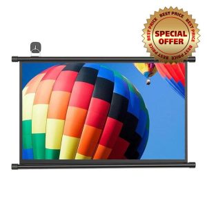 Pull Down Projector Screen 30"