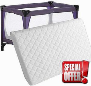 Travel Cot Mattress 95 x 65 x 10 cm – Fits Red Kite