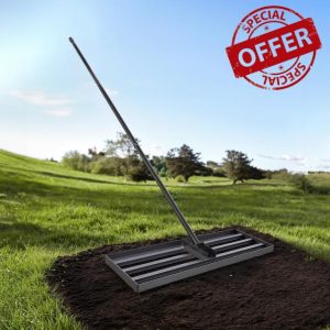 Warmiehomy Garden Rake Lawn Leveling Rake 76*25 CM