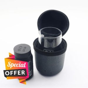 Oak & Ember® Slate Grey Glask Traveller: Enhance Your Whisky Journey Anywhere with This Premium Tasting Travel Set. Includes a Glass