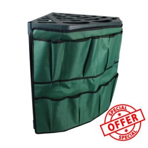 Fenteer Garden Tool Organizer Home Essential Wear Resistant Utility Storage Rack Yard Tool Stand Holder for Outdoor Indoor Rakes Shed