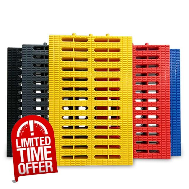 Durable Plastic Garden Drain Cover 9mm Thick - Anti-Slip Large Outdoor Drain Guard for Drains in Garden