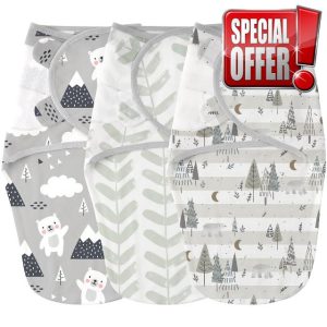Yoofoss Baby Swaddle 0-3 Months