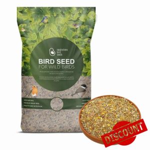 Swainston Bird Seed High Energy 20kg Wild Bird Food Mix - Premium Bird Seed with Sunflower Hearts & Suet
