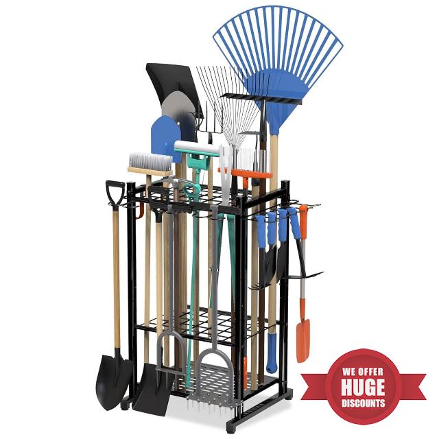 Heavy-Duty Garden Tool Storage Rack