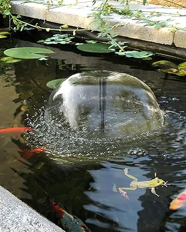 Biling 12W Solar Pond Fountain, 605L/H Solar Solar Water Fountain for Pond with 6.5ft Pipe DIY So...