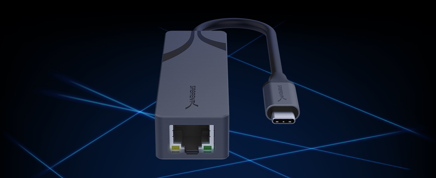 SABRENT 5Gps Ethernet USB C adapter