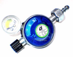 lifestyle appliances IGT Camping Gas Regulator with Pressure Gauge