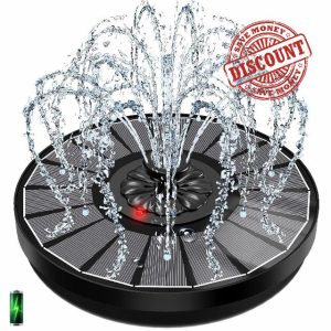 Solar Fountain with LED Indicator