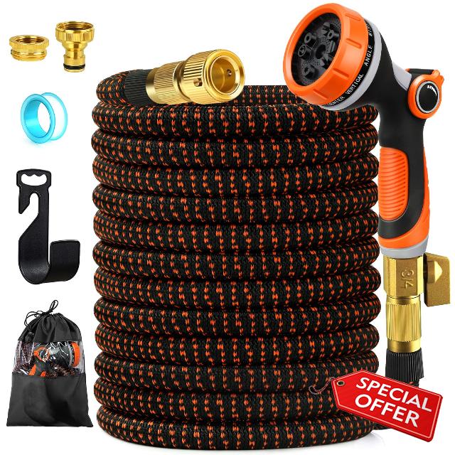 AQhui Expandable Garden Hose Pipe 15m 50ft