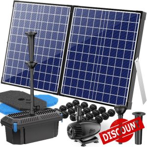 Biling 50W Solar Pond Filter Kit