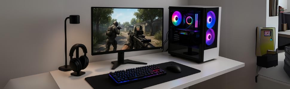 gaming monitor set up
