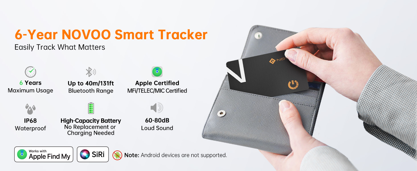 Airtag, card tracker, item finder