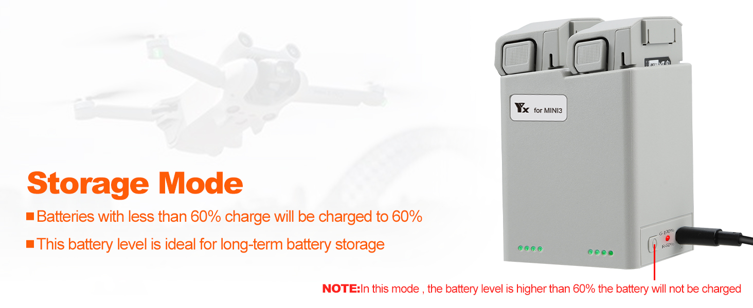 VOLOHAS Battery Charger, Two-Way Charging Station for DJI Mini 4 Pro/Mini 3/Mini 3 Pro Drone