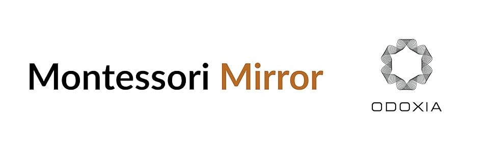 Montessori Mirror with Bar for Toddlers | Montessori Pull-Up Bar for Standing & Walking
