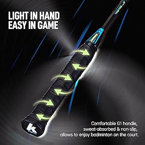 kawasaki professional badminton racket set