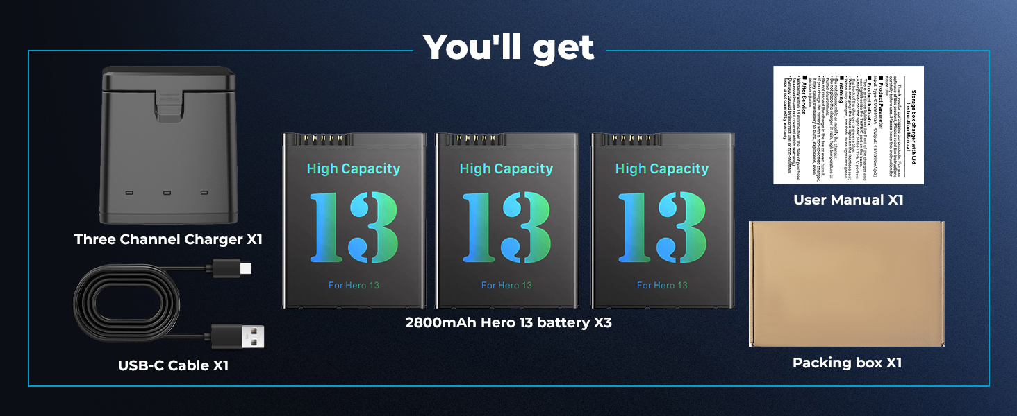 Hero 13 Battery