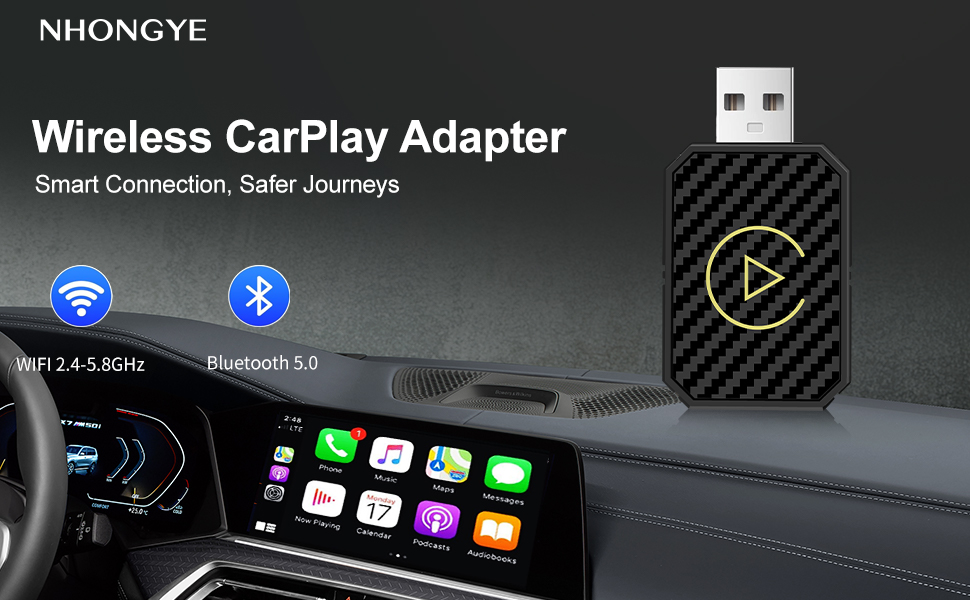 Wireless CarPlay Adapter UK for iPhone 