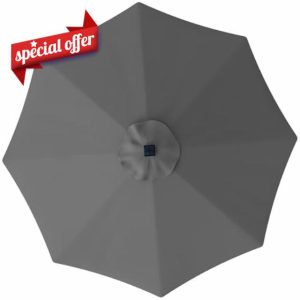 Outsunny 3 m Replacement Parasol Canopy with Top Vent