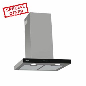 Hisense CH6T14BXBUK 60cm Chimney Cooker Hood - Stainless Steel/Black            [Energy Class A]
