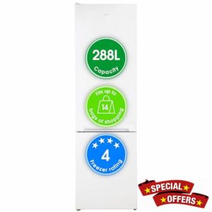 Fridge Freezer Freestanding with Reversible Door