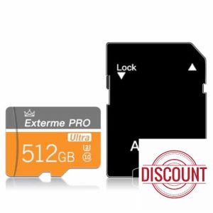 512GB Micro SD Card Memory Card Memory Card Class 10 High Speed Ultra Micro SDXC For Smartphone/PC/Computer/Camera/Drone