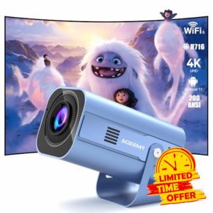 Mini Projector 1080P Supports 4K