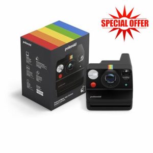 Polaroid - NOW+ Generation 3 - Instant Camera Bluetooth Connected - Black (9160)