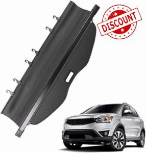 Car Retractable Rear Trunk Parcel Shelf Cargo Covers For Ssangyong Korando 2011 2018