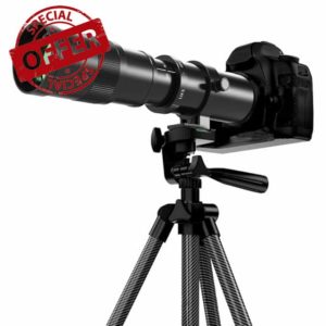 420-800mm Telephoto Lens for Sony E - Manual Focus(MF) Zoom Lens for Sony A7C A7R A7S A7 A9 A6700 A6600 A6500 A6400 A6300 A6100 A6000 A5100 A5000 NEX-7 ZV-E10 etc (for Sony E Mount)