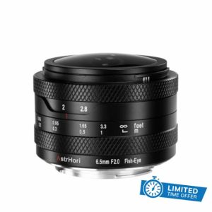 AstrHori 6.5mm F2.0 APS-C 192° Ultra Wide Circular Fisheye Lens Manual Focus Lens for Nikon Z mount Mirrorless Cameras Z50