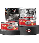 Disposable Cameras Multipack - Includes 6 AGFA Le Box Disposable Camera Single-Use Film Cameras w...