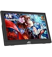 Kenowa 8 Inch Touchscreen Mini Monitor Portable Monitor HD 800x480P Small Monitor Dual HDMI Port ...