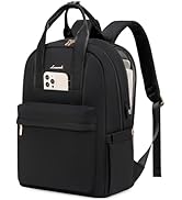 LOVEVOOK Laptop Backpack Women 15,6 inch, Waterproof Rucksack Bag with USB Port, Stylish Computer...
