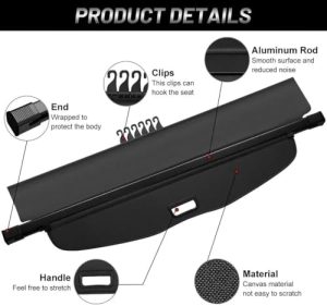 Automobile Cargo Covers Auto Luggage Cargo Shield Cover Replacement Boot Shelves Tail Box Partitio