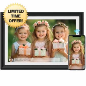 32GB 10.1 Inch WiFi Digital Picture Frame with 1280x800 HD IPS Touch Screen