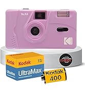 Reusable Film Camera Bundle includes Kodak 35mm Film Camera, Kodak 35mm film 36 exposures and Cli...