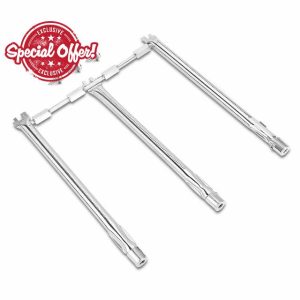 69787 Grill Burner for Weber Spirit E310 E315 E330 & Spirit II 310 E320 gas Grills;Weber Spirit grill parts;Weber Spirit grill burner;Weber Spirit ii Grill Burners (3-Burner)